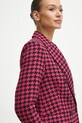 Marynarka damska tweedowa wzorzysta kolor multicolor RW23.KZD801 multicolor
