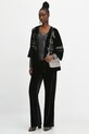 Kimono damskie z ozdobnym haftem kolor czarny RW23.KZDA02 czarny RW23