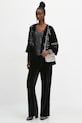 Kimono damskie z ozdobnym haftem kolor czarny RW23.KZDA02 czarny RW23