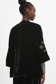 Odzież Kimono damskie z ozdobnym haftem kolor czarny RW23.KZDA02 czarny