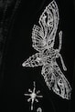 Kimono damskie z ozdobnym haftem kolor czarny RW23.KZDA02 czarny