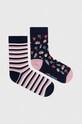 Skarpetki damskie bawełniane z motywem jesiennym (2-pack) kolor multicolor skarpetki długie multicolor RW23.LGD505