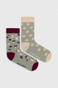 Skarpetki damskie w jeże (2-pack) kolor multicolor skarpetki długie multicolor RW23.LGD507