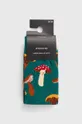 Skarpetki damskie bawełniane w grzyby (2-pack) kolor multicolor 75 % Bawełna, 23 % Poliamid, 2 % Elastan