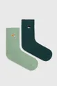 viacfarebná Bavlnené ponožky dámske s ozdobnou výšivkou so zvieracím motívom (2-pack) Dámsky