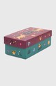 Skarpetki damskie bawełniane wzorzyste (3-pack) kolor multicolor RW23.LGD701