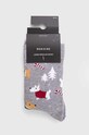Odzież Skarpetki bawełniane damskie świąteczne (2-pack) kolor multicolor RW23.LGD909 multicolor