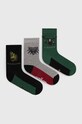 Skarpetki bawełniane damskie z kolekcji The Witcher x Medicine (3-pack) kolor multicolor skarpetki długie multicolor RW23.LGD950