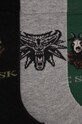 Skarpetki bawełniane damskie z kolekcji The Witcher x Medicine (3-pack) kolor multicolor RW23.LGD950 multicolor RW23