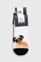 Skarpetki bawełniane męskie wzorzyste z kolekcji na Dzień Psa (3-pack) kolor multicolor multicolor