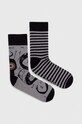 Skarpetki męskie bawełniane wzorzyste (2-pack) kolor multicolor skarpetki długie multicolor RW23.LGM401