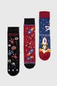 Bavlnené ponožky pánske so vzorom: vesmír (3-pack) viac farieb viacfarebná