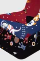 Skarpetki bawełniane męskie z motywem kosmosu (3-pack) kolor multicolor 75 % Bawełna, 23 % Poliamid, 2 % Elastan
