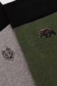 Bavlněné ponožky pánské s ozdobnou výšivkou se zvířecím motivem (2-pack) RW23.LGM706 vícebarevná RW23
