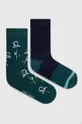 viacfarebná Bavlnené ponožky pánske kvetované (2-pack) viac farieb Pánsky
