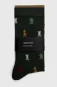 Bavlnené ponožky pánske so vzorom - šachy (2-pack) viac farieb <p>98 % Bavlna, 2 % Elastan</p>