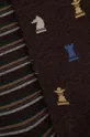 Skarpetki bawełniane męskie w szachy (2-pack) kolor multicolor multicolor