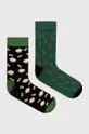 viacfarebná Bavlnené ponožky pánske s prasiatkami pokladničkami (2-pack) viac farieb Pánsky