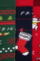 Skarpetki męskie świąteczne Friends (3-pack) kolor multicolor RW23.LGM952 multicolor RW23