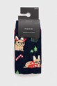 Odzież Skarpetki bawełniane męskie świąteczne (2-pack) kolor multicolor RW23.LGMA05 multicolor