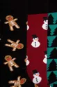 Skarpetki bawełniane męskie świąteczne (3-pack) kolor multicolor multicolor