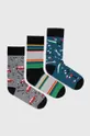 viacfarebná Bavlnené ponožky pánske s náradím (3-pack) viac farieb Pánsky