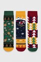 Skarpetki bawełniane męskie świąteczne (3-pack) kolor multicolor skarpetki długie multicolor RW23.LGMA11