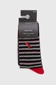 Odzież Skarpetki bawełniane męskie w raki (2-pack) kolor multicolor RW23.LGMB03 multicolor