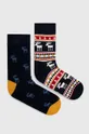 vícebarevná Bavlněné ponožky pánské vánoční (2-pack) více barev Pánský