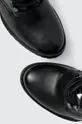 Členkové topánky dámske čierna farba Dámsky
