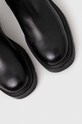 Botki damskie skórzane kolor czarny czarny RW23.OBD411