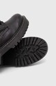 Botki skórzane damskie kolor czarny czarny RW23.OBD601
