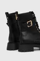 Členkové topánky dámske čierna farba Zvršok: 100 % Polyuretán Vnútro: 90 % Polyester, 10 % Polyuretán Podrážka: 100 % TPR
