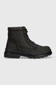 Buty wysokie męskie kolor czarny casual czarny RW23.OBM503