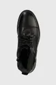černá Kotníkové boty pánské černá barva