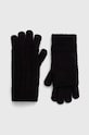Rękawiczki damskie z dzianiny kolor czarny pozostałe czarny RW23.RED801