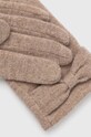 Rękawiczki wełniane damskie kolor beżowy RW23.RED802 beżowy RW23