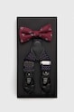 Zestaw szelki i mucha wzorzyste kolor multicolor multicolor RW23.ROM908