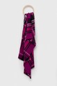 Szalik damski w kratę z wiskozą kolor multicolor tkanina multicolor RW23.SAD603