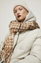 Šála béžová barva vzorovaný béžová RW23.SAD609