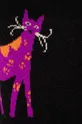 Szalik damski w koty kolor multicolor 100 % Akryl