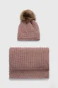 рожевий Подарунковий набір - шапка і шарф Medicine Жіночий