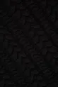 Komin męski z warkoczowym splotem kolor czarny Podszewka: 100 % Poliester Materiał główny: 100 % Akryl 