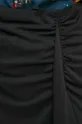czarny Spódnica damska gładka kolor czarny