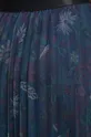turkusowy Spódnica damska plisowana kolor ciemny turkusowy
