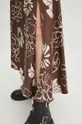 Spódnica damska midi wzorzysta kolor brązowy Damski