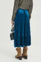 Sukně dámská tyrkysová barva 95 % Polyester, 5 % Elastan