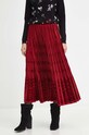 Sukňa dámska bordová farba RW23.SDDB02 burgundské RW23