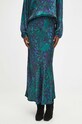 Spódnica damska maxi z kolekcji Medicine x Veronika Blyzniuchenko kolor turkusowy RW23.SDDB51 turkusowy RW23