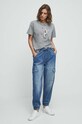 Jeansy damskie jogger kolor niebieski RW23.SJD100 niebieski RW23